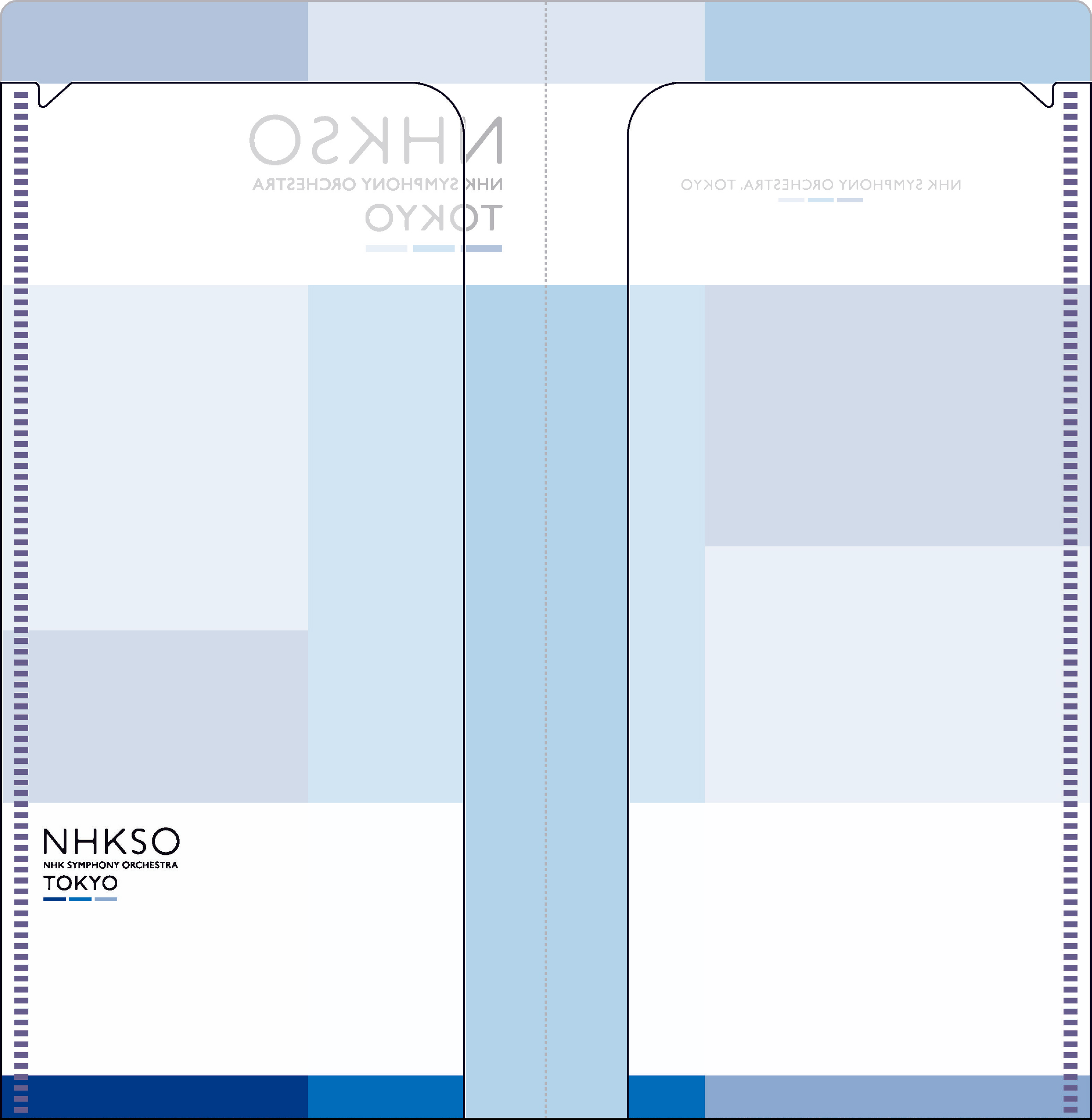 チケットホルダーダブルポケット